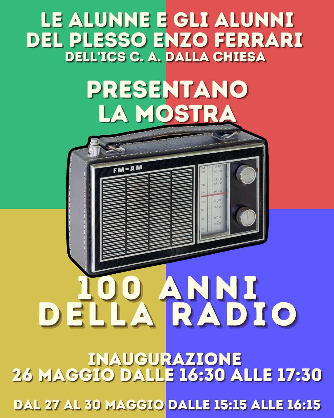 Mostra 100 anni della radio